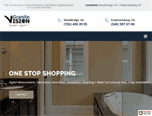 Tablet Screenshot of granitevision.com
